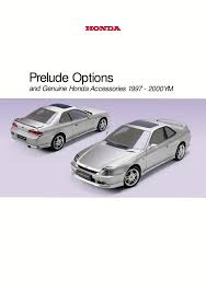 honda prelude mk5 uk accessories brochure 2000 honda prelude honda honda accessories