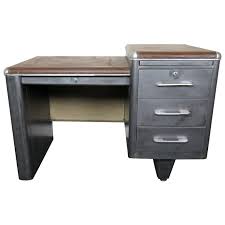 Allmodern.com has been visited by 100k+ users in the past month Vintage Industrial Metal Desk 24 For Sale On 1stdibs