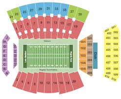 Lane Stadium Tickets Lane Stadium Seating Charts Lane