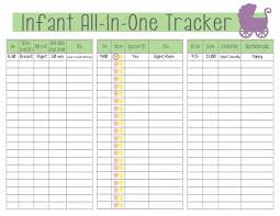 Baby Feeding And Sleeping Chart To Keep Track Of Baby