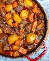 Searing the meat until it develops a dark brown crust and a sticky fond starts to glaze over the bottom of the pan are both key to creating the kind of rich, caramelized flavors that make stews irresistibly good. Easy Homemade Beef Stew Healthy Fitness Meals