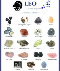 Leo July 23rd August 22nd Crystal Zodiac Guide Healing Crystal Jewelry Crystal Healing Stones Stones And Crystals