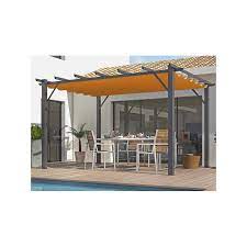 De plus, la pergola à toile se décline parfaitement dans un style traditionnel à plus contemporain. Pergola Alu Et Toile Coulissante 4 X 3 M Prix Discount