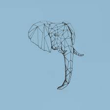 Geometric Elephant Design Light Blue Aesthetic Created And Uploaded By Ashlin Ashlin1025 Geometric Elephant Light Blue Aesthetic Blue Aesthetic Pastel Aesthetics digital wallpaper, vaporwave, kanji, chinese characters. geometric elephant design light blue