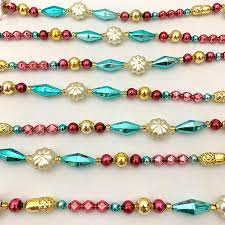 Glass ball ornament garland 12 days of christmas diys. How To String Glass Bead Christmas Garlands Instructions Tips And Supplies