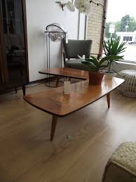 Lane Burl Inset Mid Century Boomerang Coffee Table And End Table Set Coffee Table Living Room Design Inspiration Retro Furniture