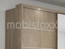 Armoire Artemis 3 Portes 3 Tiroirs Chene Shetland Avec Miroir En 2020 Armoire Porte Coulissante Tiroir Chene