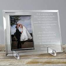 Wedding Invitation Personalized Beveled Glass Picture Frame Personalised Wedding Invitations Glass Picture Frames Wedding Picture Frames