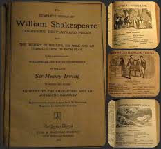 Vintage Shakespeare William Shakespeare Complete Works With Etsy Antique Books William Shakespeare It Works