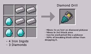 It can change dirt to diamonds with a special recipes that is shown below. 101 Crafting Recipes For Minecraft For Android Apk Download