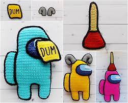 Among Us Post It Ram Horns Plunger Hat Ram Horns Hat Pattern Plunger
