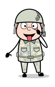 Teasing Funny Expression Army Man Cartoon Soldier Vector Clip Art Free Download Cartoon Cartoon Clip Art Funny Expressions