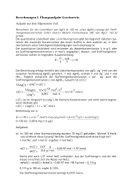 Http Www Physiolchem Vetmed Uni Muenchen De Studium Lehre Chemie Uebung Ws Rechnungen 3 Pdf