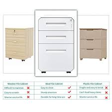 18 posts related to file cabinet dividers a z. Yitahome 3 Drawer Filing Cabinet Office Drawers With Lock Divider And Pencil Tray Portable Metal File Cabinet Pre Built Office Storage Cabinet White Pricepulse