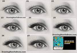 How To Draw An Eye (Realistic Female Eye) Step By Step Drawing Tutorial -  How To Draw Step By Step Drawing Tutorials
