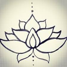 Image Result For Simple Lotus Drawing Artdrawingtechniques Lotus Drawing Flower Drawing Lotus Flower Drawing