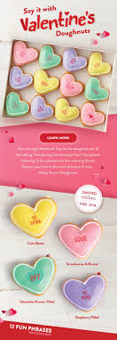 Krispy kreme saves valentine's day with conversation heart doughnuts. Krispy Kreme Valentine S Doughnuts Now Until Valentine S Day Lipstick Alley