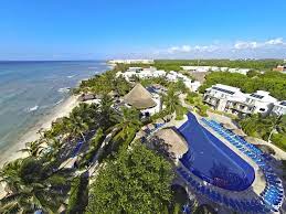 Sandos Caracol Eco Resort All Inclusive Playa Del Carmen Aerial View Mexico Resorts Playa Del Carmen Resorts Resort