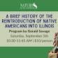 A Brief History of the Reintroduction of Native Americans into Illinois
