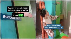 Kalo di tempat kalian gimana tulis akun tiktok @langgeng_wedding dalam video unggahannya. Viral Rumah Unik Di Perbatasan Indonesia Dan Malaysia Posisi Ruangan Jadi Sorotan Hot Liputan6 Com