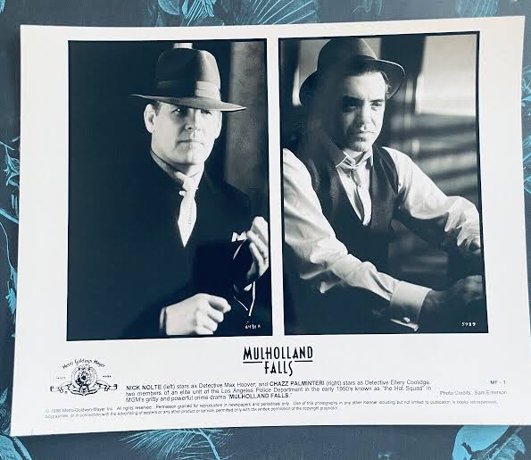 Mulholland Falls 1996 Vintage Crime Movie Photo Nick Nolte Chazz Palminteri  Film