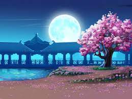 My second attempt at a cherry blossom tree. Anime Japanese Sakura Background Novocom Top