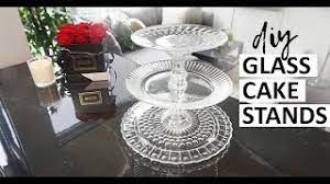Clear cupcake stand dessert display holders in 4 sizes. Diy Glass Cake Stands For Wedding So Easy Cheap Diy 3 Tier Cupcake Stand Youtube
