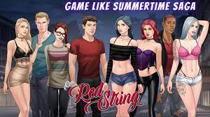 like summertime saga Our Red String [v10.0 Final] [Eva Kiss] gameplay best  max - YouTube