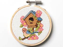 Rough draft pattern is ready. Free Springtime Cross Stitch Pattern Plaid Online
