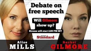 WATCH LIVE: Rachel Gilmore vs Alise Mills debate