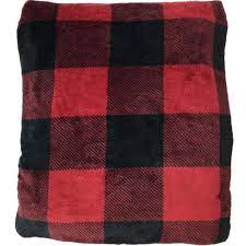 Ships free orders over $39. The Big One Oversized Plush Throw Blanket Red Buffalo Check 5ft X 6ft Walmart Com Walmart Com