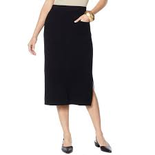 All products from sweater pencil skirt category are shipped worldwide with no additional fees. Wynnelayers Sweater Knit Pull On Pencil Skirt With Pockets 9645903 Hsn