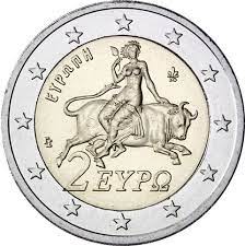 Münzen kaufen aus dem bereich 2 euro münzen. Kursmunze Griechenland 2 Euro 2018 Mit Dem Motiv Europa Auf Dem Stier Sondermunzen Gedenkmunzen Munzkatalog Bestellen