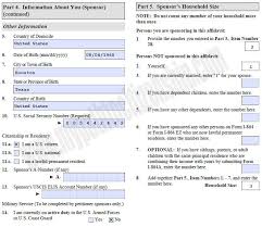 Calculate Household Size For The I 864 Income Requirement