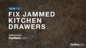 If you can see down into the jammed drawer then you may be able to make out the problem. How To Fix Jammed Kitchen Drawers Youtube