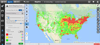 heat map software heat map generator maptive