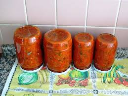 как приготовить лечо в домашних условиях с томатной пастой Aromatnaya Adzhika So Slivami I Travami Recept Domashnee Konservirovanie Konservirovanie Priyatnogo Appetita