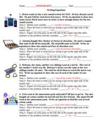 Writing Equations From Word Problems Common Core 7 Ee 6 Ee Writing Equations Word Problems Teaching Middle School Maths