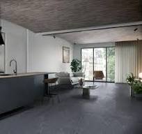Dark Grey Porcelain Non Slip Kitchen Wall Bathroom Floor Rustic Matt Tile