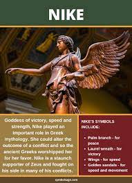 Nike Symbolism And Symbols In 2021 Nike Goddess Of Victory Mythology Greek Goddess