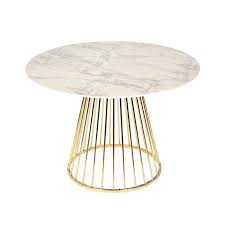 Alemany Dining Table Gold Round Dining Table Dining Table Marble Glass Dining Table