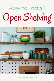 This is a great diy project that makes it easier to love your kitchen. How To Install Shelf Brackets That Mimic Floating Shelves