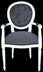 Skandi design esszimmer stühle jenyca in weiß kunststoff mit armlehnen (4er set). Casa Padrino Barock Esszimmer Stuhl Mit Armlehne Grau Weiss Designer Stuhl Luxus Qualitat