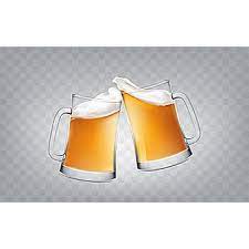 Vector Illustration Of A Realistic Style Two Glass Toasting Mugs Beer Mug Two Png And Vector With Transparent Background For Free Download Beer Vector Glass Craft Beer Labels