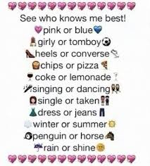 After creating questions, options and answers, press. I Bet No One Can Get All Of Them Who Knows Me Best Questions For Friends Do You Know Me