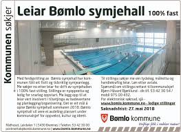 Maybe you would like to learn more about one of these? Bomlo Kommune Ar Twitter Me Har Ein Fantastisk Symjehall No Treng Me Nokon Til A Leia Den Kan Det Vere Deg Https T Co Mrxhlgkpsp