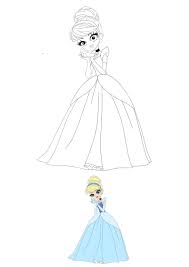 Cute princess coloring pages vectors (610). Anime Disney Princess Cinderella With Sample In 2021 Princess Coloring Princess Coloring Pages Disney Princess Anime