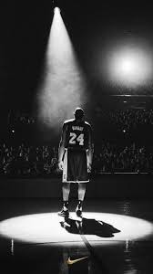 Black And White Picture Of Kobe Bryant 