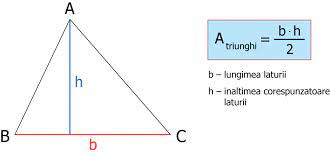 Ce este aria unui triunghi? Aria Riunghiului Geogebra