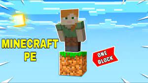 You can mine the same block over and over, and it gives you basic materials that slowly become better and better. How To Download Install One Block On Mc Pe 1 Block Kaise Khele On Minecraft Pocket Edition Fmcpe Youtube